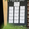 Plan de table noir