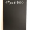 Plan de table noir