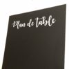 Plan de table noir