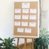 Plan de table en liège