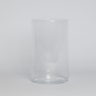 Cylindre en verre transparent