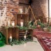 Caisse en bois vintage