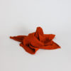 Serviette terracotta en gaze de coton