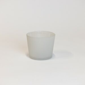 AB0065 - Vase blanc opaque évasé