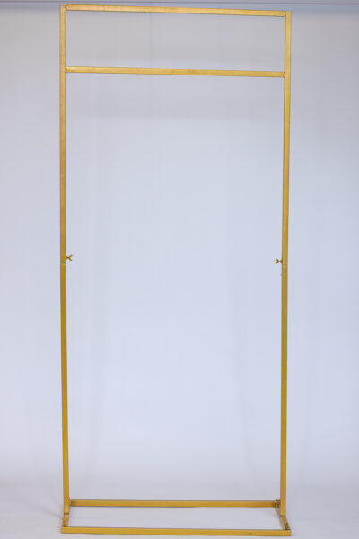 G0007 - Portique rectangulaire doré - Cadre supérieur
