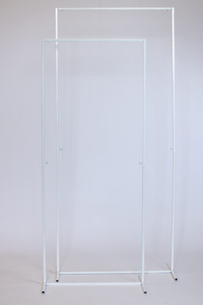 G0011 - G0012 - Portique rectangulaire blanc