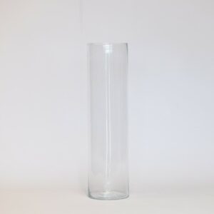 I0012 - Cylindre en verre transparent - H70 D19