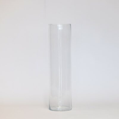 I0012 - Cylindre en verre transparent - H70 D19