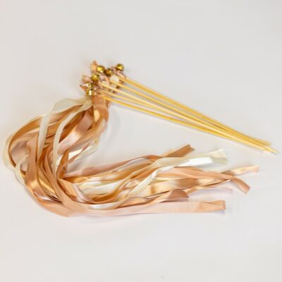 K0003 - Wedding ribbon blanc et beige