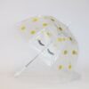 K0007 - Parapluie transparent à pois doré